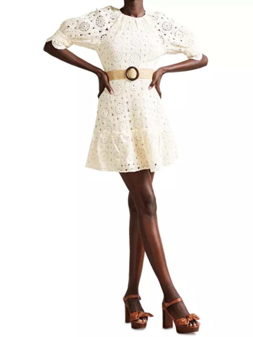 TED BAKER Susena Lace Mini Dress